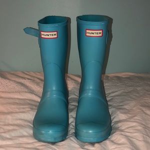 Blue Hunter Boots